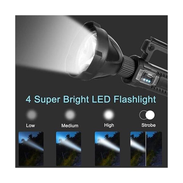 Linternas LED recargables de 90000 lúmenes altos linterna_3