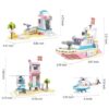 Juegos de construcción de barcos de cruceros 3 en 1 para_5