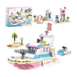 Juegos de construcción de barcos de cruceros 3 en 1 para_1