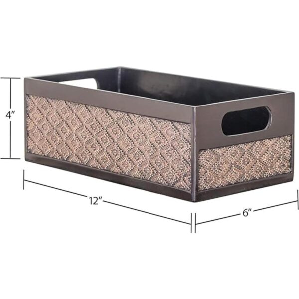 Dublin Caja de decoración de baño cesta de