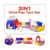 Tienda de campaña 3 en 1 para niños con pozo de bola de_2