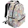 Mochila con cremallera para ordenador portátil de dibujos