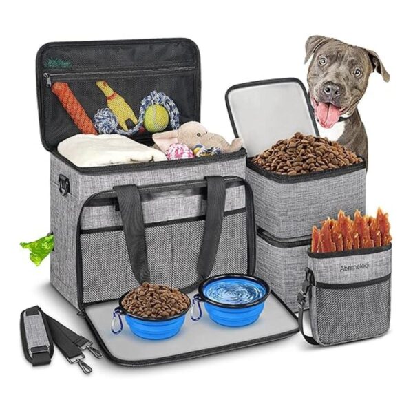 Juego de 6 bolsas de viaje para perros kit de viaje_1