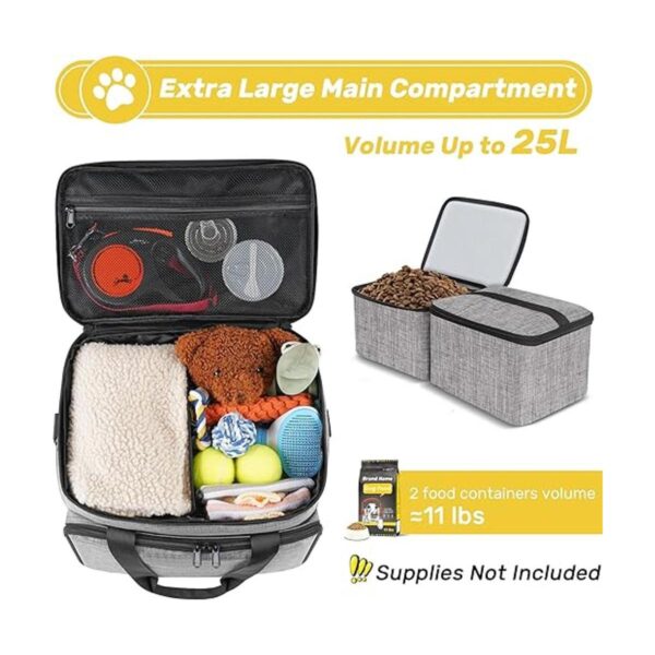 Juego de 6 bolsas de viaje para perros kit de viaje_2