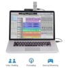 Micrófono de condensador USB portátil Samson Go Blanco_2
