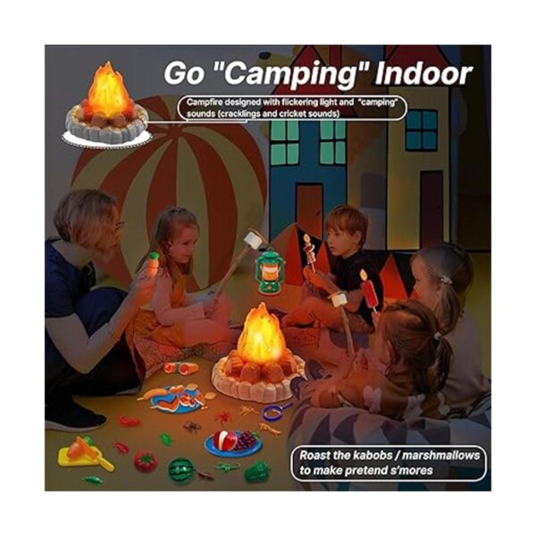 MITCIEN Juguetes de camping para niños simulan fogata_2