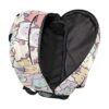 Mochila con cremallera para ordenador portátil de dibujos