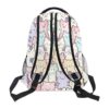 Mochila con cremallera para ordenador portátil de dibujos
