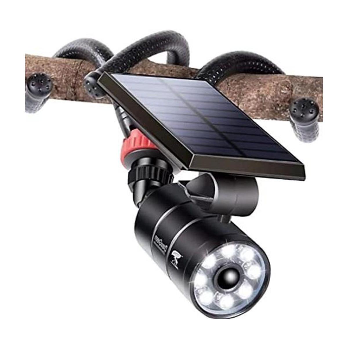 Luces solares de aluminio con sensor de movimiento para