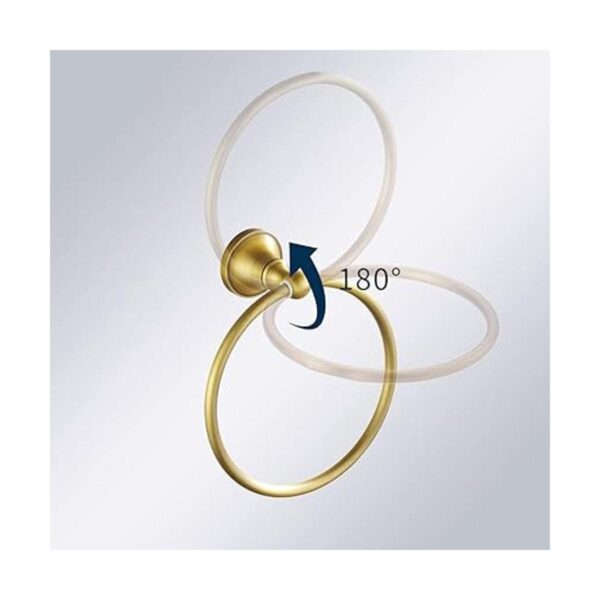 Leyden Juego de 2 anillos de papel higiénico de latón_4