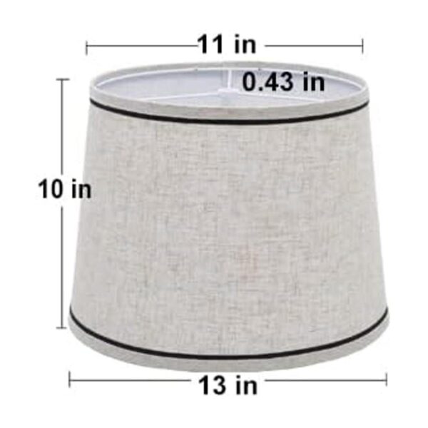 Juego de 2 pantallas de tambor para lámparas de mesa_2