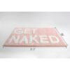 Get Naked Alfombra de baño rosa Get Naked Juego de_4