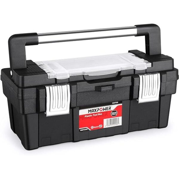 MAXPOWER Caja de herramientas de 16 pulgadas con bandeja_1