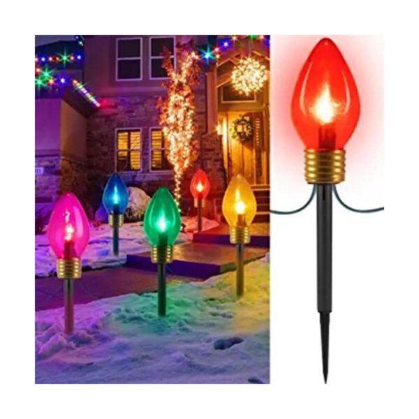Luces de Navidad Jumbo C9 decoraciones de césped para el_1