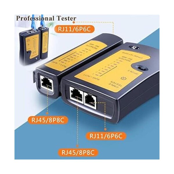 LEATBUY RJ45 Juego de herramientas de crimpado Cat5 Cat5e