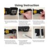 LEATBUY RJ45 Juego de herramientas de crimpado Cat5 Cat5e