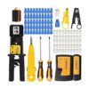 LEATBUY RJ45 Juego de herramientas de crimpado Cat5 Cat5e