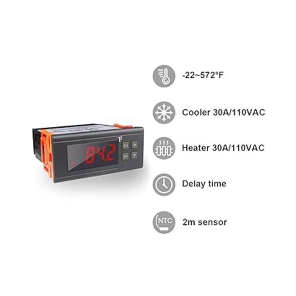 KETOTEK KT8230 Regulador de temperatura digital de_2