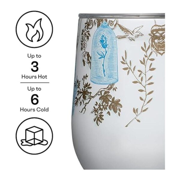 Corkcicle Disney Princess Belle Vaso de vino sin tallo