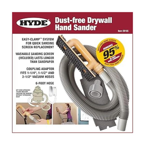 Hyde Tools Lijadora de mano al vacío 09165 para paneles_2