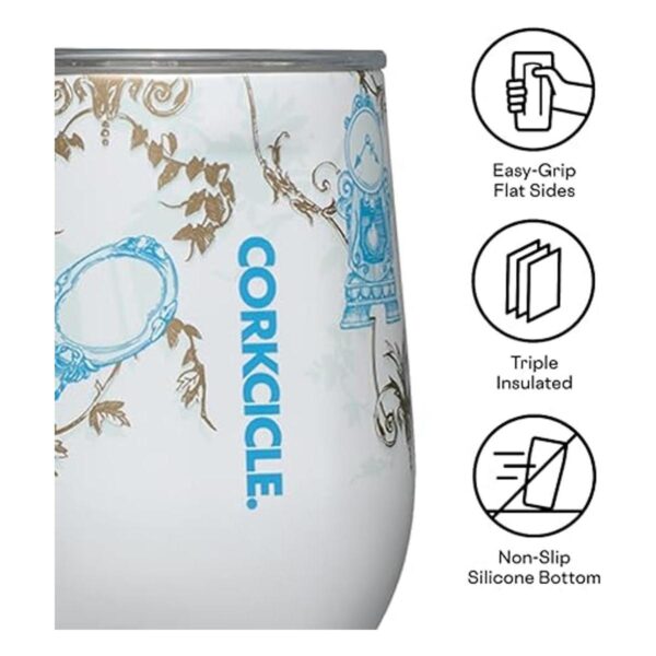 Corkcicle Disney Princess Belle Vaso de vino sin tallo