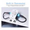 Criditpid Ventilador de calentador de pared sin