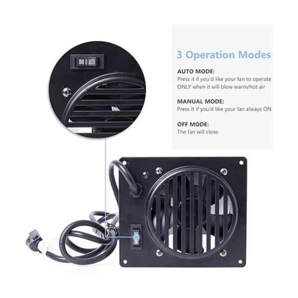 Criditpid Ventilador de calentador de pared sin