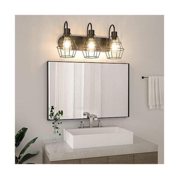Elibbren Elibbren Lámpara de tocador de baño industrial_2