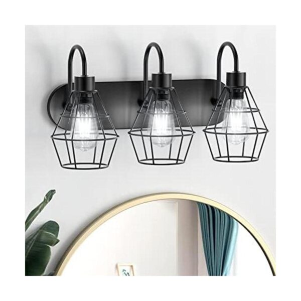 Elibbren Elibbren Lámpara de tocador de baño industrial_1