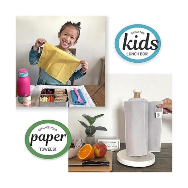Indi by Kishu Baby Juego de 12 servilletas de tela