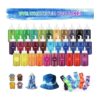 MojiDecor Kit de teñido anudado de 32 colores kit de arte