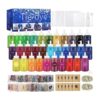 MojiDecor Kit de teñido anudado de 32 colores kit de arte