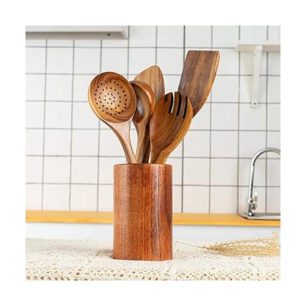 Juego de utensilios de cocina de madera 5 piezas juego