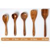 Juego de utensilios de cocina de madera 5 piezas juego