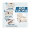 H.VERSAILTEX Funda de terciopelo para sillón reclinable_4