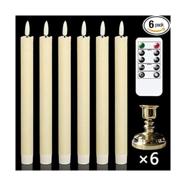 GenSwin Velas cónicas sin llama con control remoto y_1