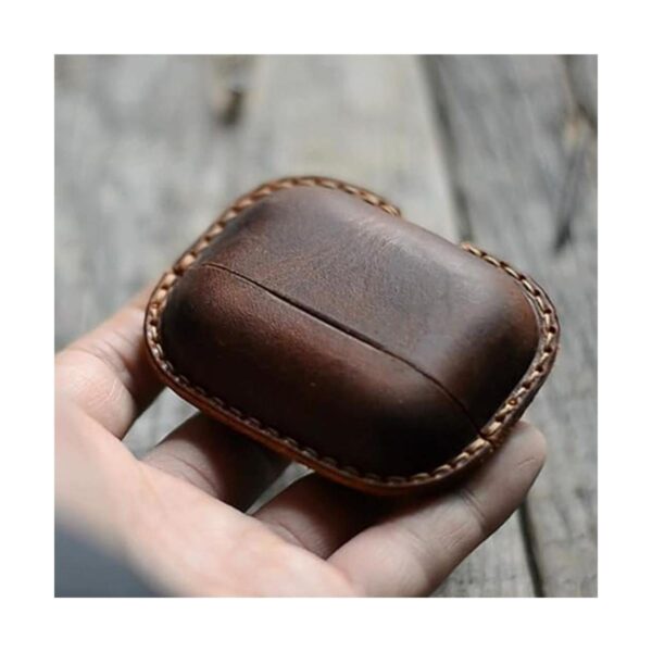 JJNUSA Funda de cuero genuino envejecido para Apple_2