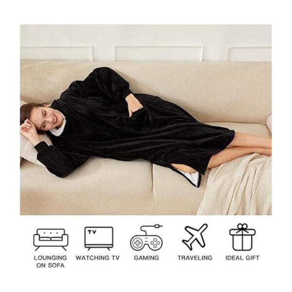 LetsFunny Sudadera con capucha estilo cobija tela