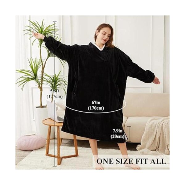 LetsFunny Sudadera con capucha estilo cobija tela