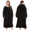 LetsFunny Sudadera con capucha estilo cobija tela