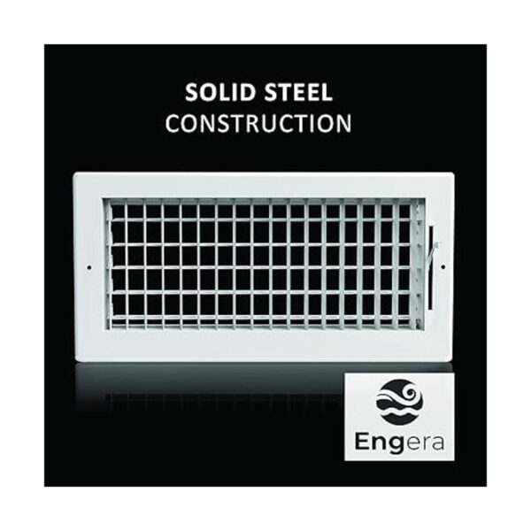 Engera Regulador de aire HVAC de doble deflexión