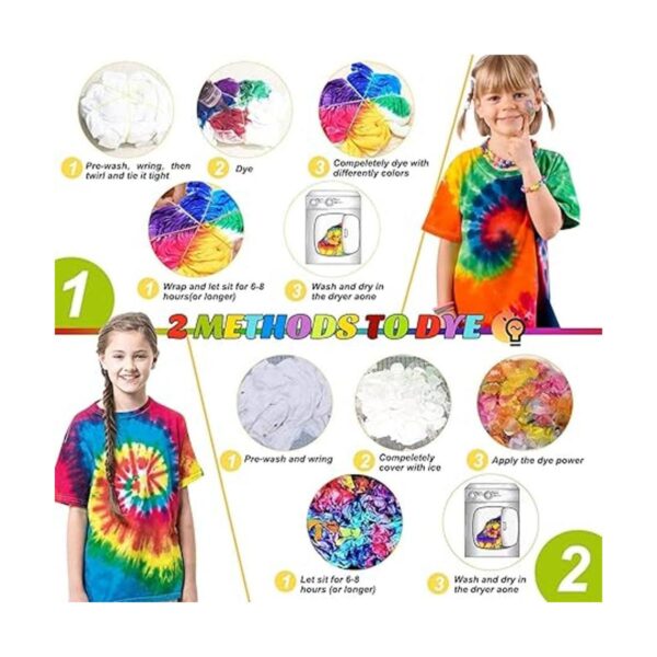 Emooqi Kits de teñido anudado de 32 colores todo en 1_4