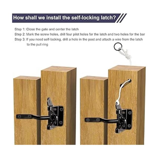 GoldOrcle Kit de puerta antihundimiento resistente sin