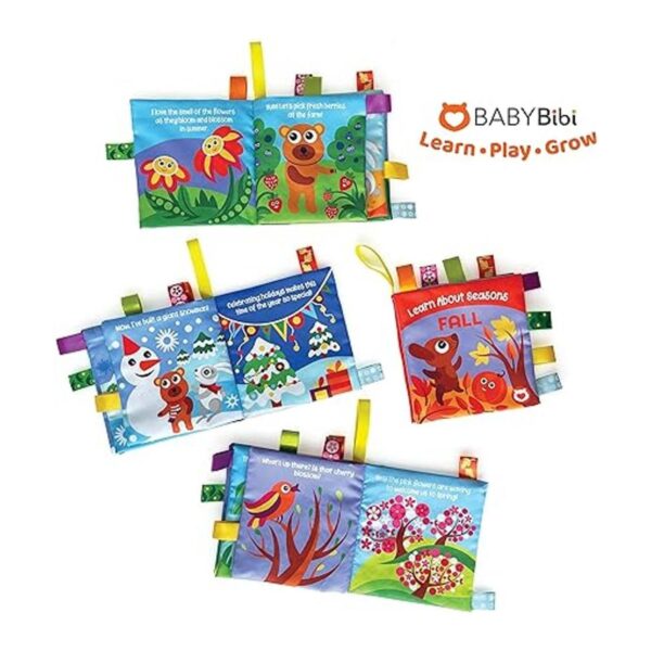 Libros de tela para bebés Aprende sobre estaciones_5