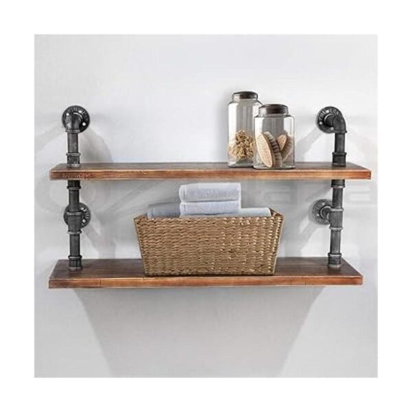 Tubo industrial pintado negro de 34 x 30 pulgadas