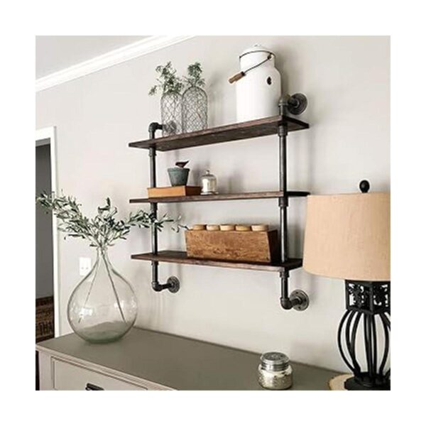 Tubo industrial pintado negro de 34 x 30 pulgadas