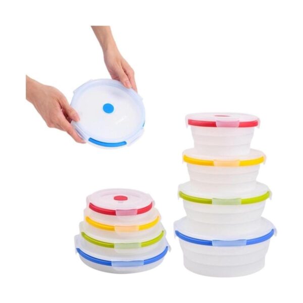 Ecoberi Recipientes plegables de silicona para_1