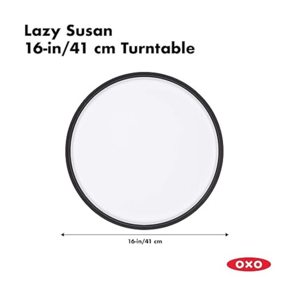 Mesa giratoria Good Grips de OXO. Plástico Blanco 16_5