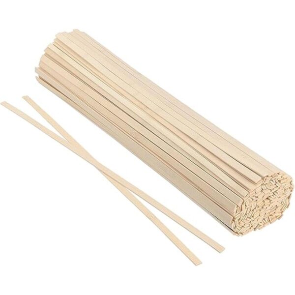 Hakzeon 600 palillos de bambú natural de 15.5 pulgadas