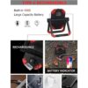 Luz de trabajo LED recargable 2500 lm 30 W luces de_4